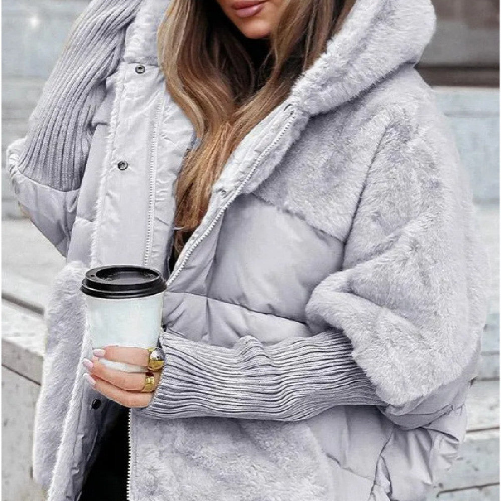 Patchwork Winter Coat