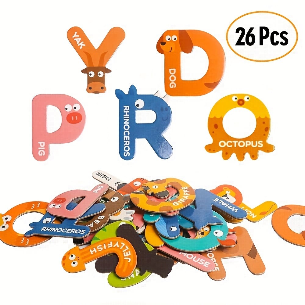 mamymarket™-Animal-shaped Magnetic Alphabet