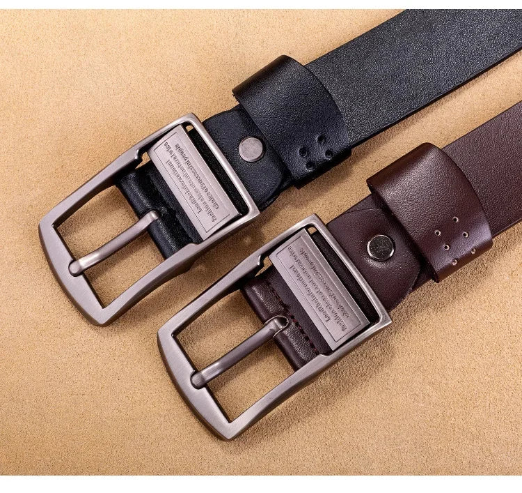 🎁[Practical gift for him] Men's business leather belt