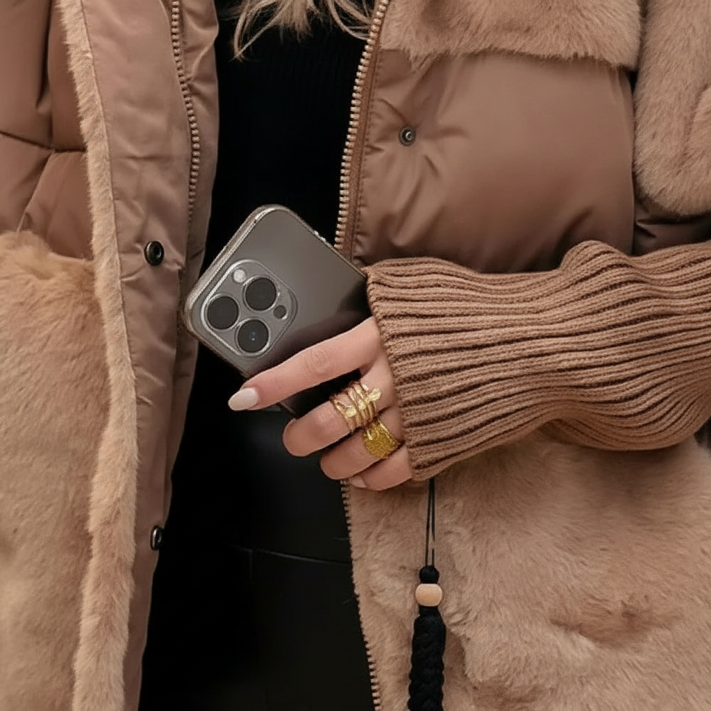 Patchwork Winter Coat