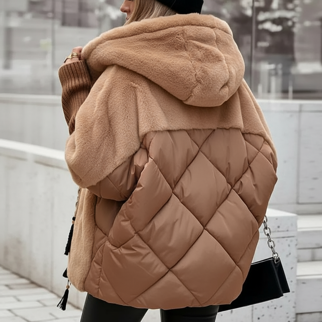 Patchwork Winter Coat