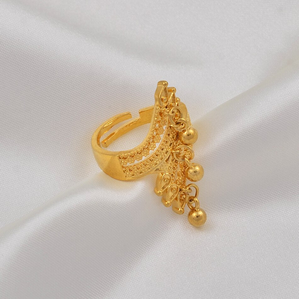 Ethiopian Gold Color Wedding Gifts African Ring