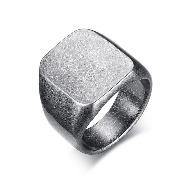 Cool Fashion Individuality Signet Ring for Men