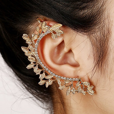 Fashion New Arrival Leaf Clip Earrings