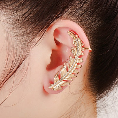 Fashion New Arrival Leaf Clip Earrings