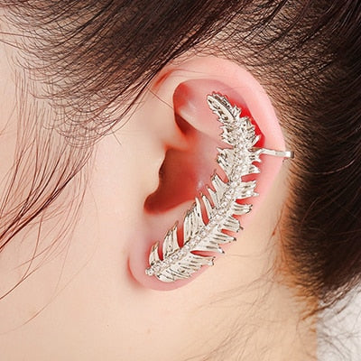 Fashion New Arrival Leaf Clip Earrings