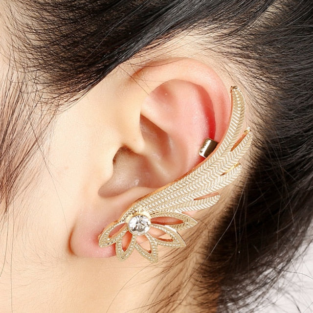 Fashion New Arrival Leaf Clip Earrings