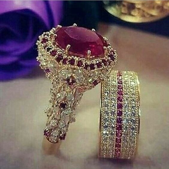 Fashion Luxury Princess Ring Cubic Zircon Bridal Marriage Elegant Accessories Brilliant Rings